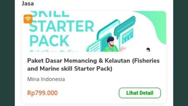 Habis Akal Netizen, Pelatihan Mancing Masuk dalam Program Kartu Prakerja, Bayar Rp799 Ribu