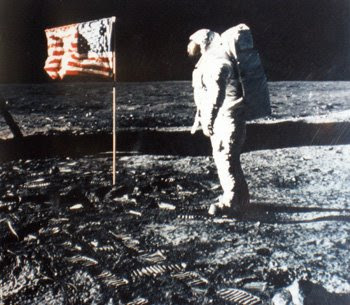 the first man on the moon re-creation