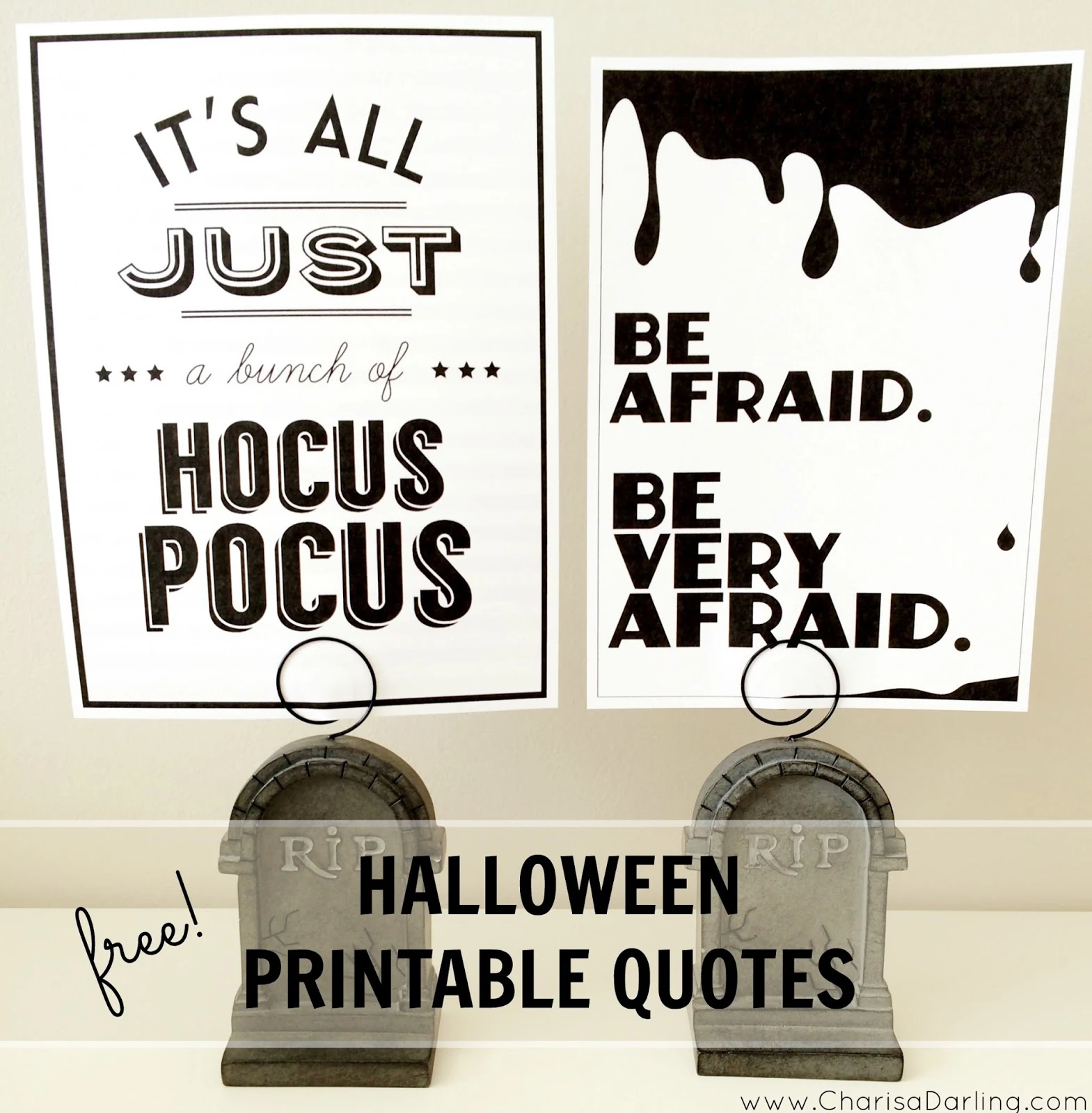 Free Halloween Printable Quotes Charisa Darling
