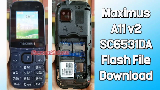 Maximus A11 v2 Flash File SC6531DA (Firmware)