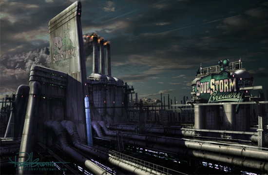 Breathtaking Future City Concept Art 
