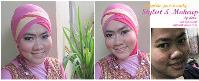 jilbab dan make up wisuda