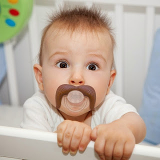 Gambar bayi lucu pakai kumis 12