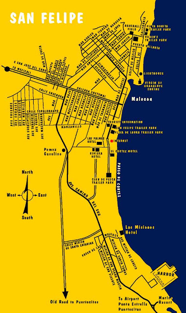 Mapa de San Felipe Político Región