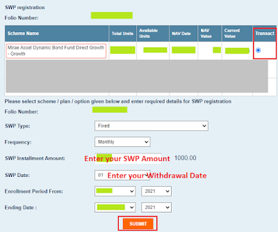 How To Start SWP In Mirae Asset Mutual Fund