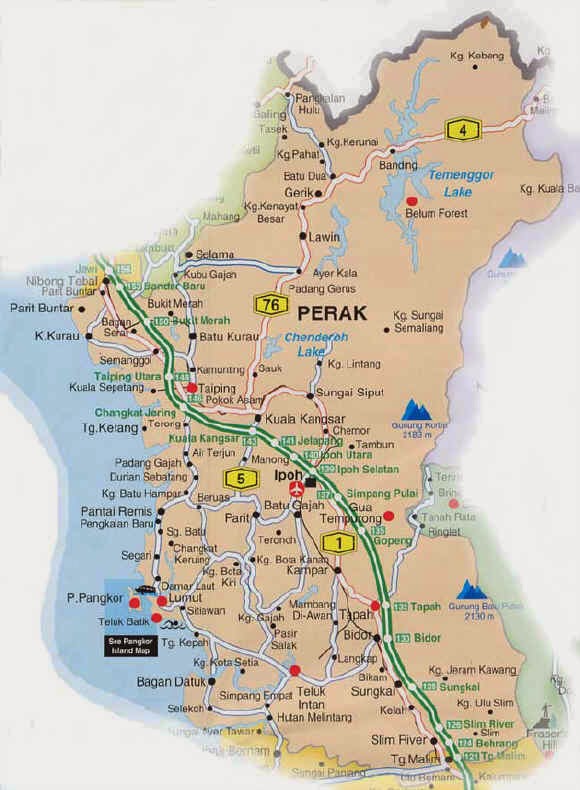 Perak Map - Malaxi