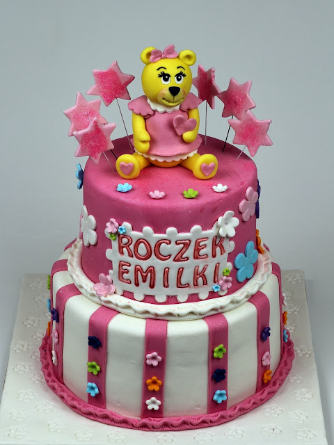 1st Birthday Cake for Girl - London Cakes