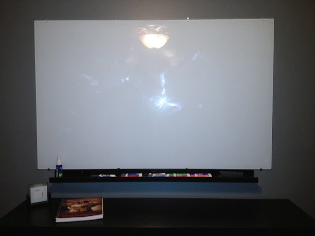 NOT Expensive Glass Whiteboard