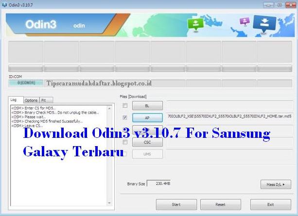 Odin3 v3.10.7 Samsung