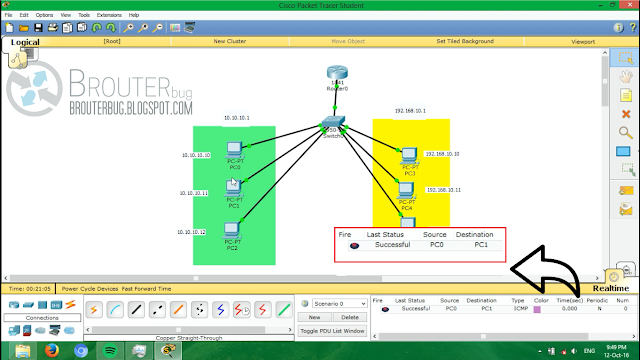 konfigurasi vlan cisco packet tracer