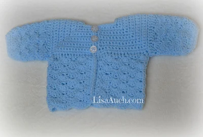 Free crochet patterns babies cardigan BOY Newborn -crochet patterns for babies free