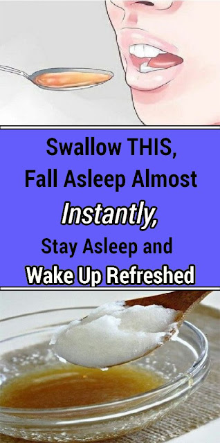 Swallow This, Fall Asleep Fast and Wake Up Refreshed!