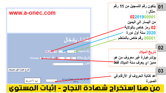 إستخراج شهادة إثبات المستوى عبر موقع الديوان الوطني للتعليم والتكوين عن بعد: كيفية استخراج شهادة اثبات المستوى 2021 عبر موقع onefd.edu.dz ؟