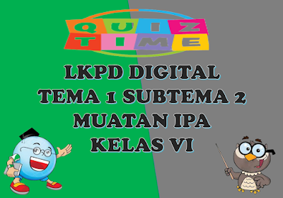 LKPD Digital Muatan IPA Kelas VI Tema 1 Subtema 2