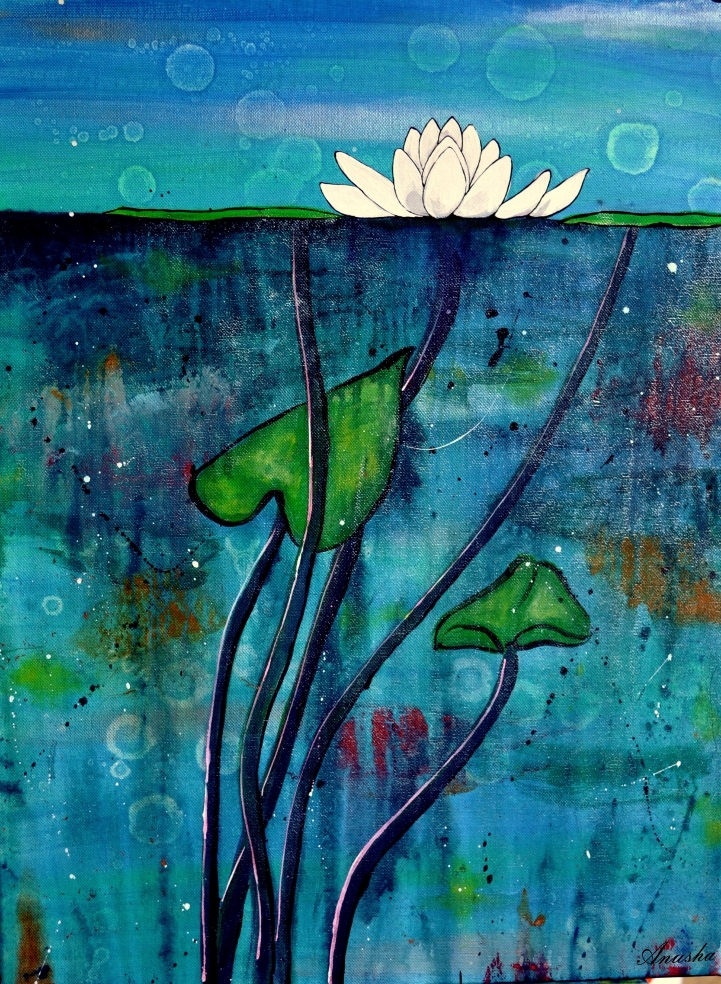 Pandraa Art Studio Blog Underwater Lotus