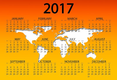  Happy New Year 2017 Calendar Free Download