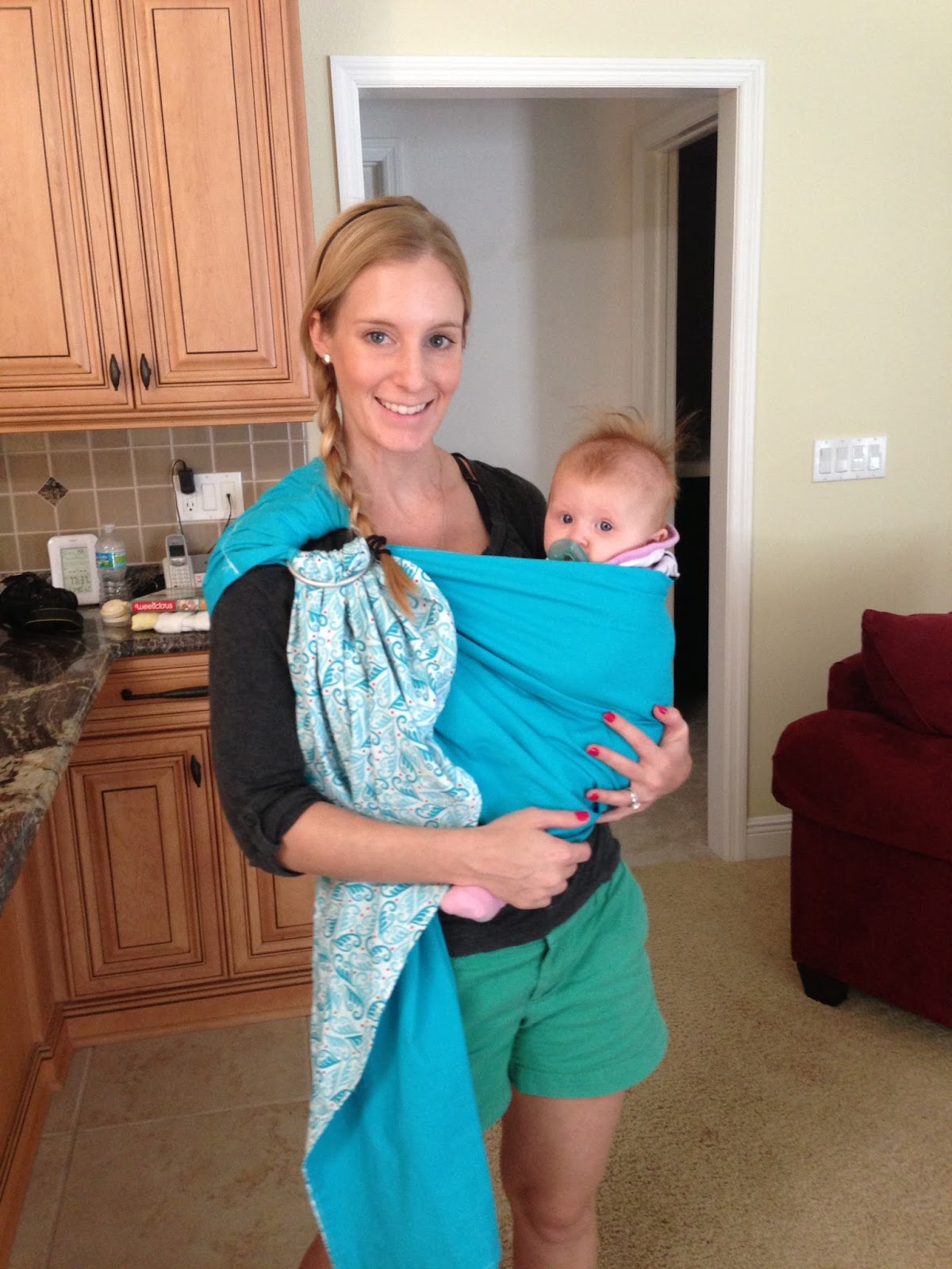 Ring Sling Tutorial Review |Naturally Crafty Mom