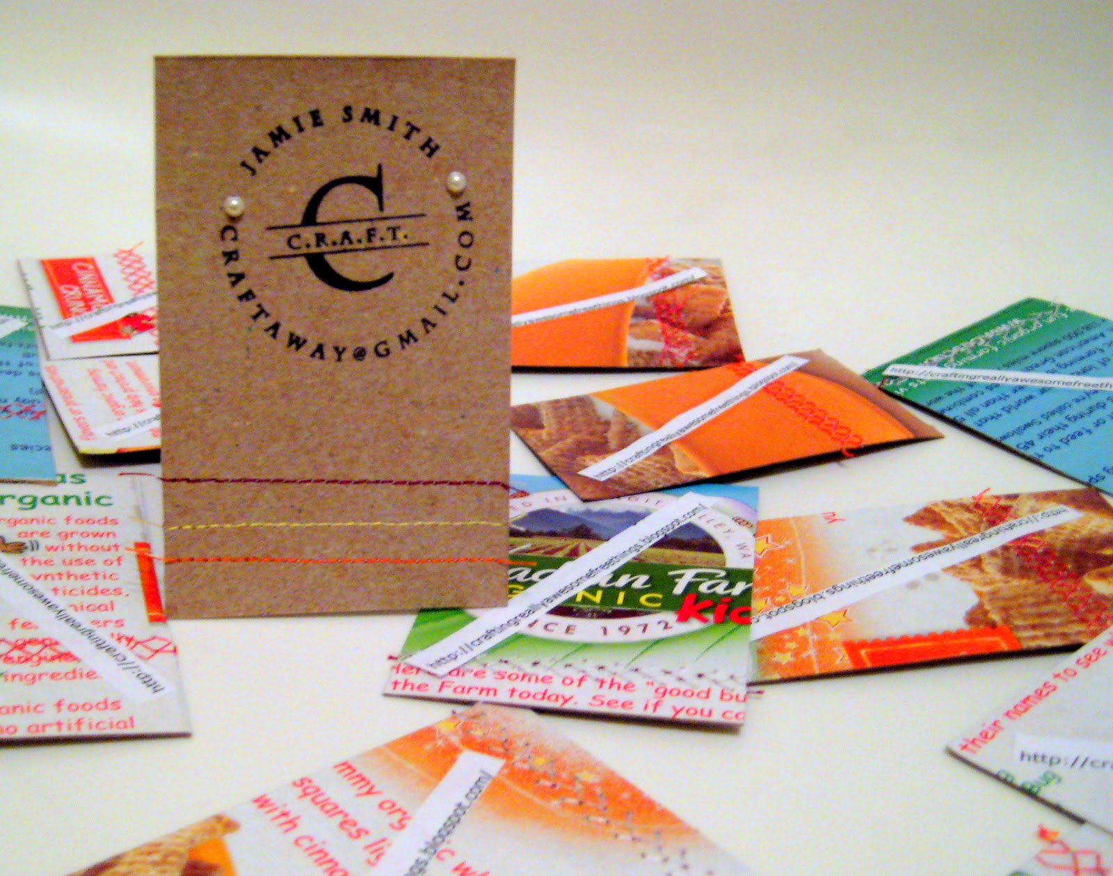 DIY Business Cards Think Crafts by CreateForLess