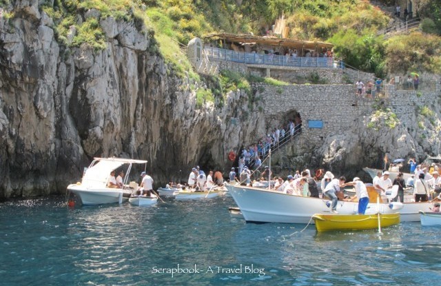 Grotta Azzurra or Blue Grotto Capri Italy