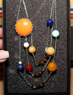 Inner geeky girl - solar system necklace