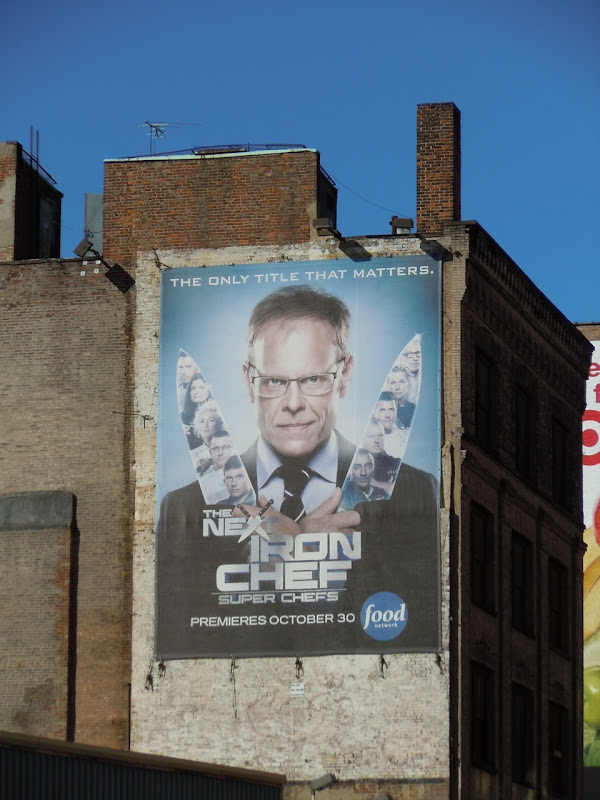 Next Iron Chef billboard NYC
