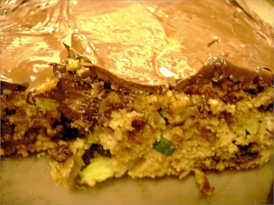 Chocolate-Zucchini Snack Cake