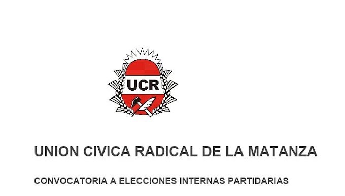 El Comité de Distrito de la Unión Cívica Radical de La Matanza formalizó la convocatoria a elecciones internas
