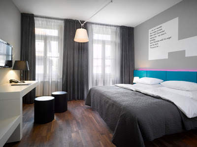 stylisches Design im Hotelzimmer