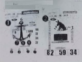 Thailand Lotto last paper Full set For 01-08-2018