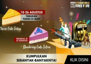 Blueberry Cake Free Fire FF, Ketahui Disini Cara Mendapatkannya!