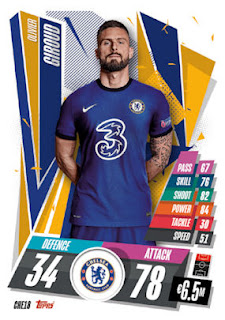 Topps Match Attax 2020-2021 Chelsea FC Set