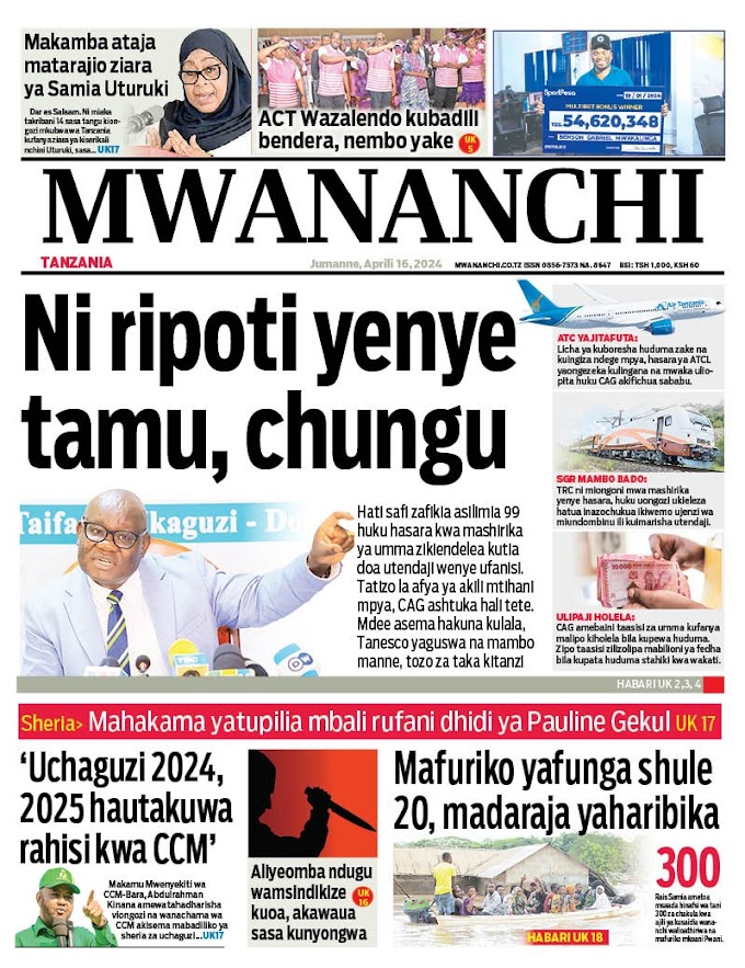 Haya Hapa Magazeti ya Leo Tarehe 16 April 2024