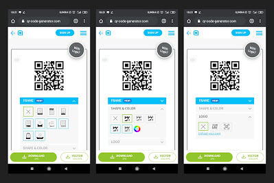 Fitur QR Code Generator