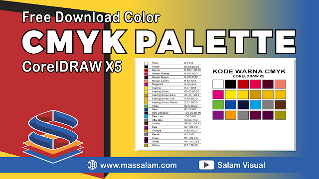 Free Download CMYK Color Palette CorelDRAW X5