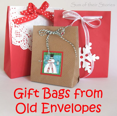 envelope to gift bag