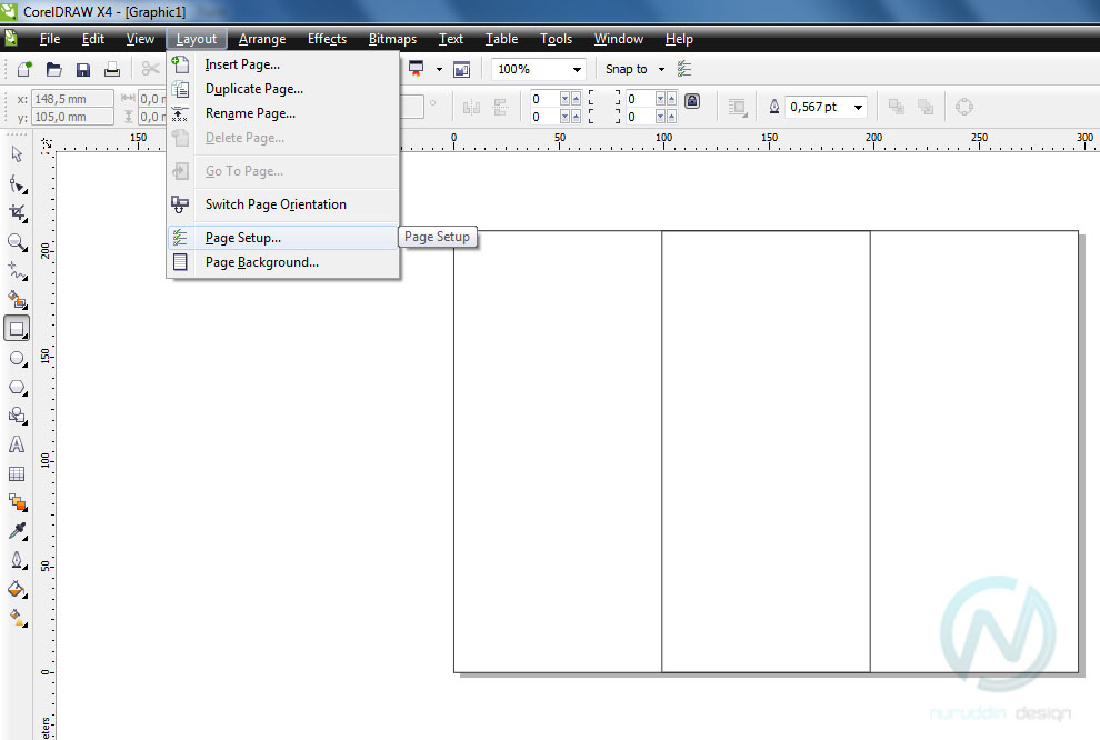  Tutorial desain brosur dengan coreldraw  Nuruddin Desain 