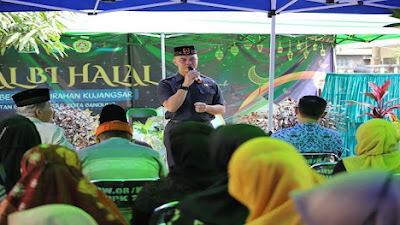 Wakil Ketua DPRD Edwin Senjaya Beri Tausiah di Halalbihalal Warga Kujangsari