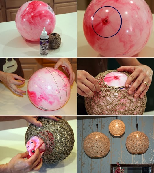 How to make a lamps from hemp 