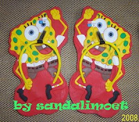 Sandal Imoet Spongebob by sandalimoet