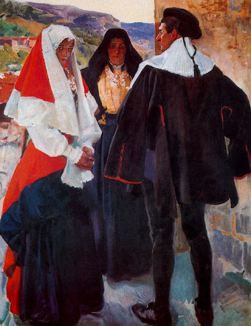 Tipos del Roncal, Joaquín Sorolla Bastida, Joaquín Sorolla Bastida, Retratos de Joaquín Sorolla, Joaquín Sorolla, Pintor español, Retratista español, Pintores Valencianos