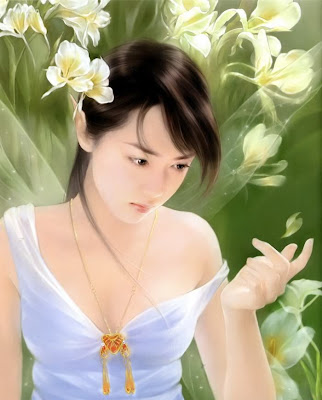 chinese girls wallpapers. Chinese girls painting