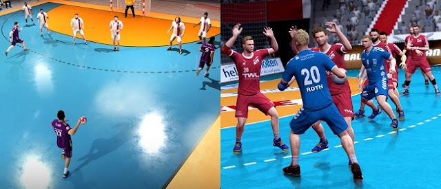 Comparison in Handball 21 vs Handball 17