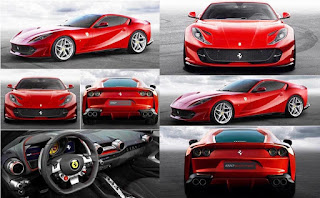 2018 New Ferrari 812 Superfast Concept All Angles View