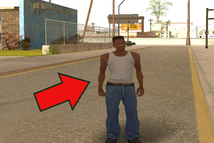 Change Clothes in GTA San Andreas