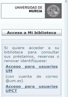 acceso a "mi biblioteca" desde el catálogo ALBA