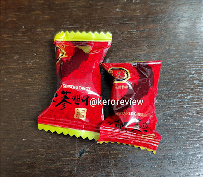 รีวิว คิงส์เซ็น ลูกอมผสมโสมแดงเกาหลี (CR) Review Korean Red Ginseng Candy, Kingzen Brand.