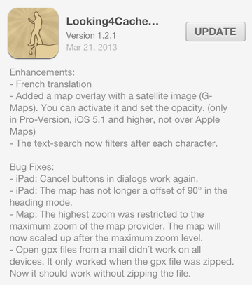 Looking4Cache version 1.2.1