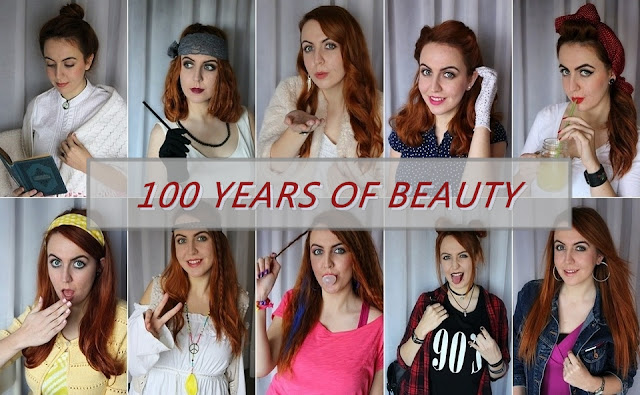 100 years of beauty, 100 godina ljepote, ivana mihalić ivy, evolution of beauty, 1910's, twenties, thirties, forties, fifties, sixties, seventies, eighties, nineties, 90's, 2000s, looks, style, balkan, youtube, croatia, hrvatska