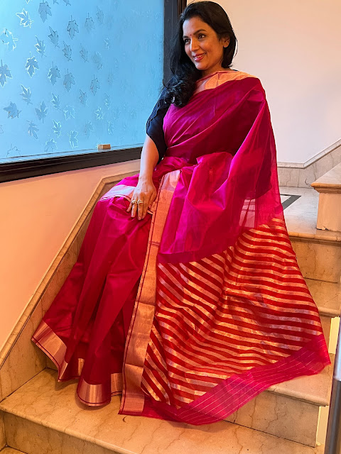 Silk Chanderi saree