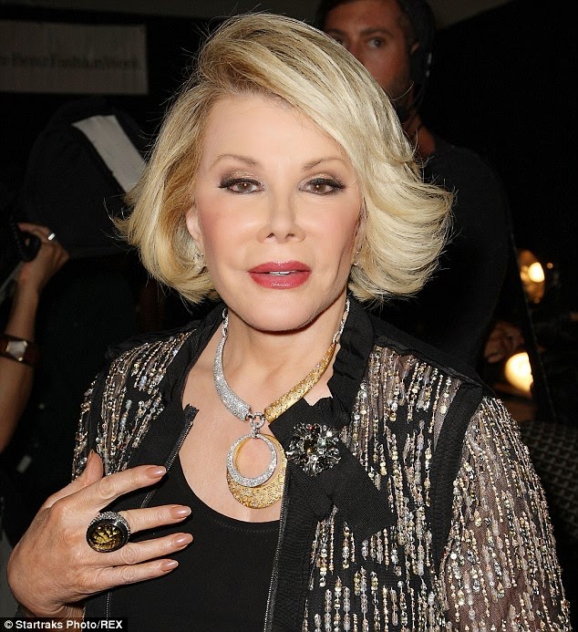  Fashion Police anchor, Joan Rivers now on life support